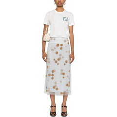 Kaos Pendek FENDI dengan Motif Gambar/Cetak, Cocok untuk Pria dan WanitaF-20