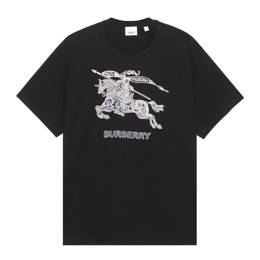 Burberry Kaos Logo Seri Huruf, Unisex, COD '"B-10