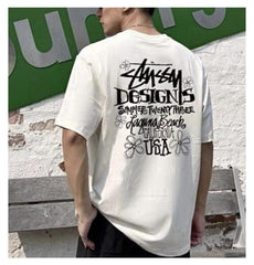 STUSSY Kaos Oversize Original - Kualitas Terbaik, Unisex, COD'-S-30