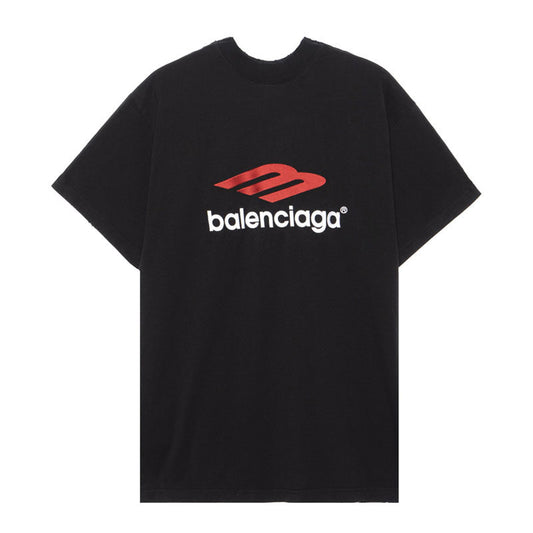 Kaos Pendek Balenciaga dengan Motif Gambar/Cetak, Cocok untuk Pria dan Wanita -BL-29
