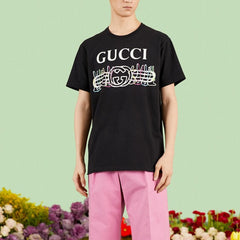 GUCCI Kaos Oversize Original - Kualitas Terbaik, Unisex, COD     '"  G-43